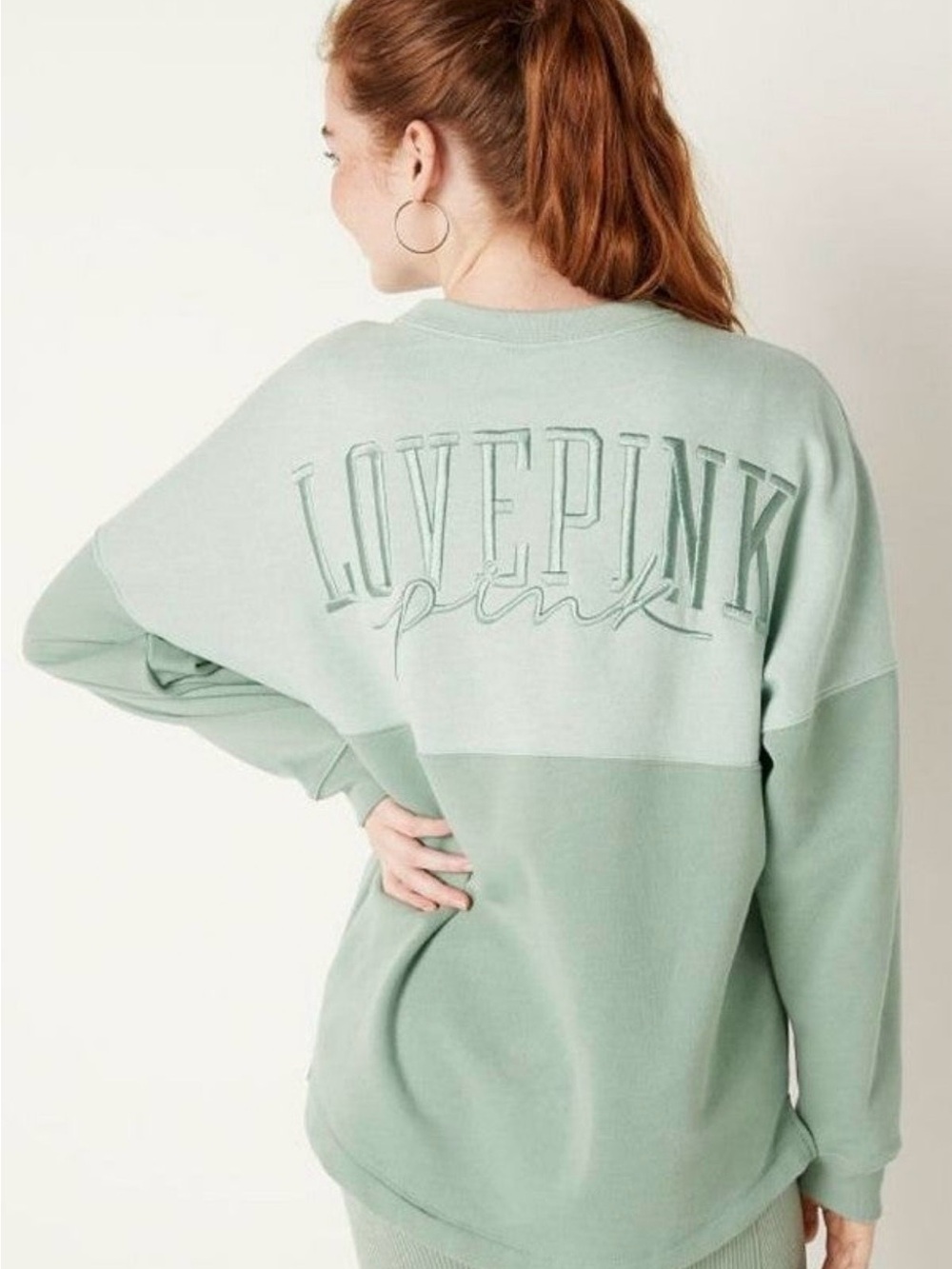 🎇🧨HUGE SALE🧨🎇 PINK Victoria’s Secret Varsity Crew XL Oversized Sweatshirt XL